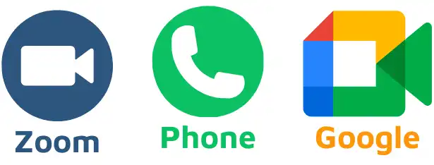 Consultation with Tyler Smith can be done over Zoom, Phone, or Google Meet.